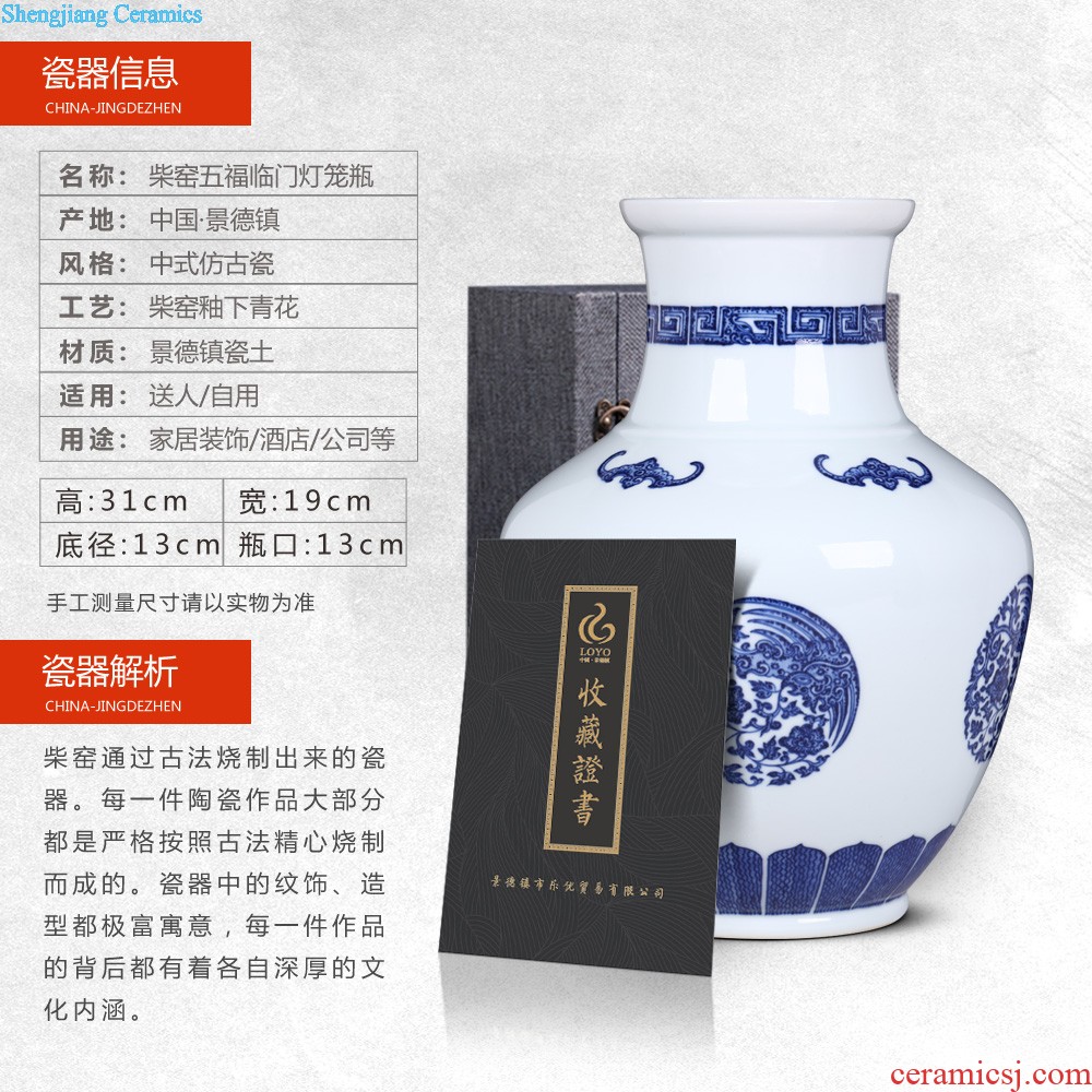 Jingdezhen ceramics vase furnishing articles imitation qing yongzheng maintain many children f jars home sitting room adornment