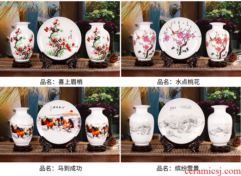 North European ceramic vase ins flamingos wind dried flowers hydroponics living room table flower arrangement home furnishing articles