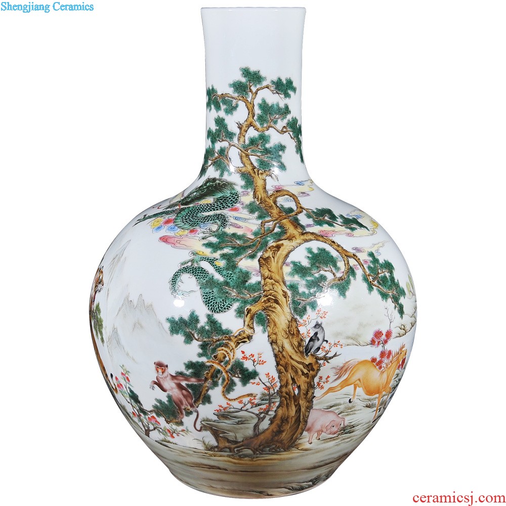 Archaize of jingdezhen ceramics handicraft collection sitting room place pastel 18 arhats porcelain wang needed bottled act the role ofing is tasted