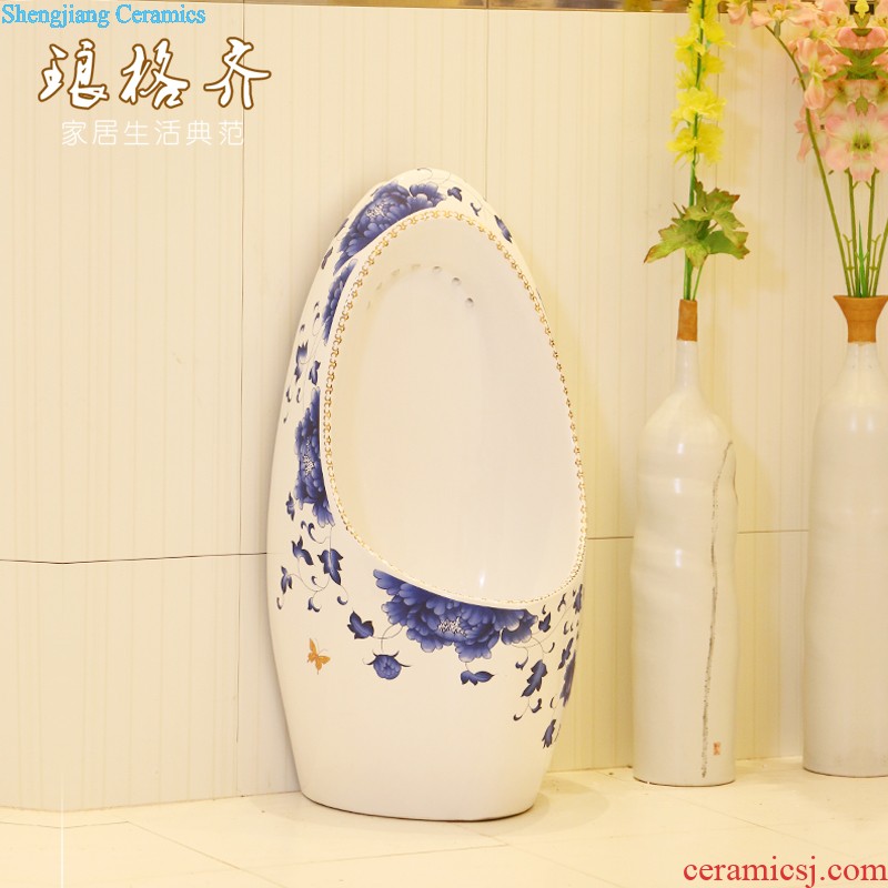 Koh larn, qi ceramic sanitary ware of toilet stage basin sink toilet lavatory basin that wash a face painted white porcelain