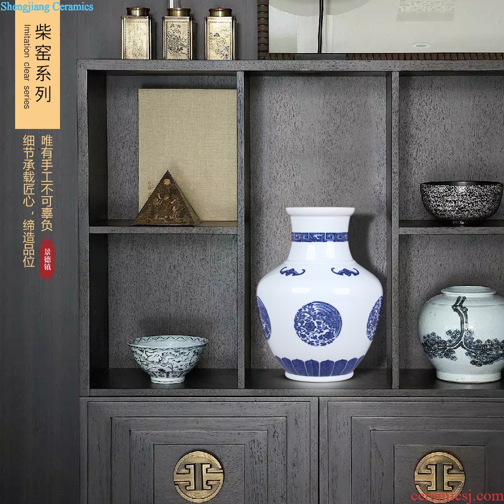 Jingdezhen ceramics vase furnishing articles imitation qing yongzheng maintain many children f jars home sitting room adornment