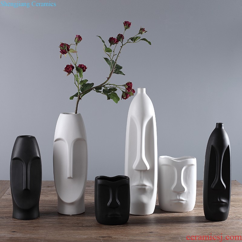 Jingdezhen ceramics vase furnishing articles creative kiln art star modern fashion contracted sitting room home decorations