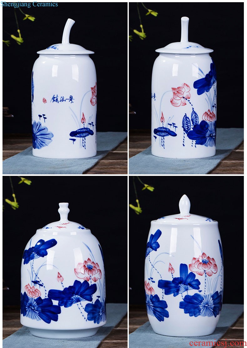 Hong xuan Jingdezhen ceramics The ancient philosophers figure shallow goldfish turtle narcissus basin creative home decoration in large tanks