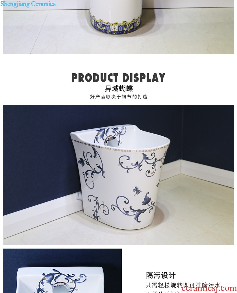 Koh larn, qi stage basin sink lavatory ceramic european-style bathroom art basin of the basin that wash a face