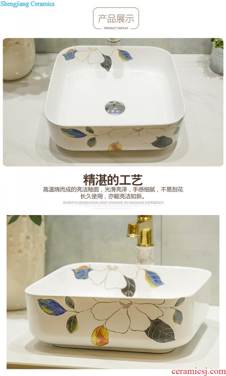 Koh larn, qi stage basin sink lavatory ceramic european-style bathroom art basin of the basin that wash a face