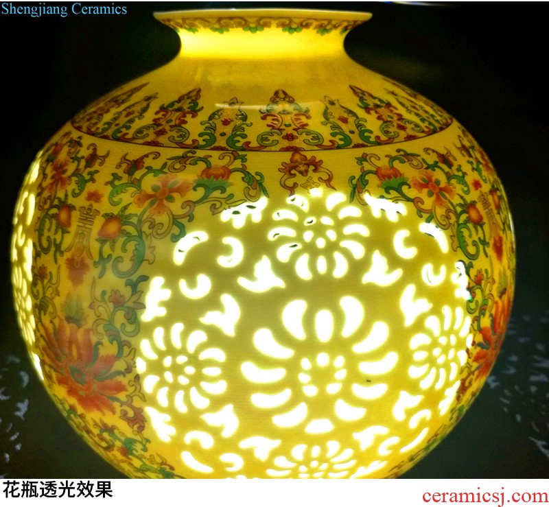 Archaize kiln line vase jingdezhen ceramic furnishing articles contracted household act the role ofing is tasted of contemporary sitting room hotel arts and crafts