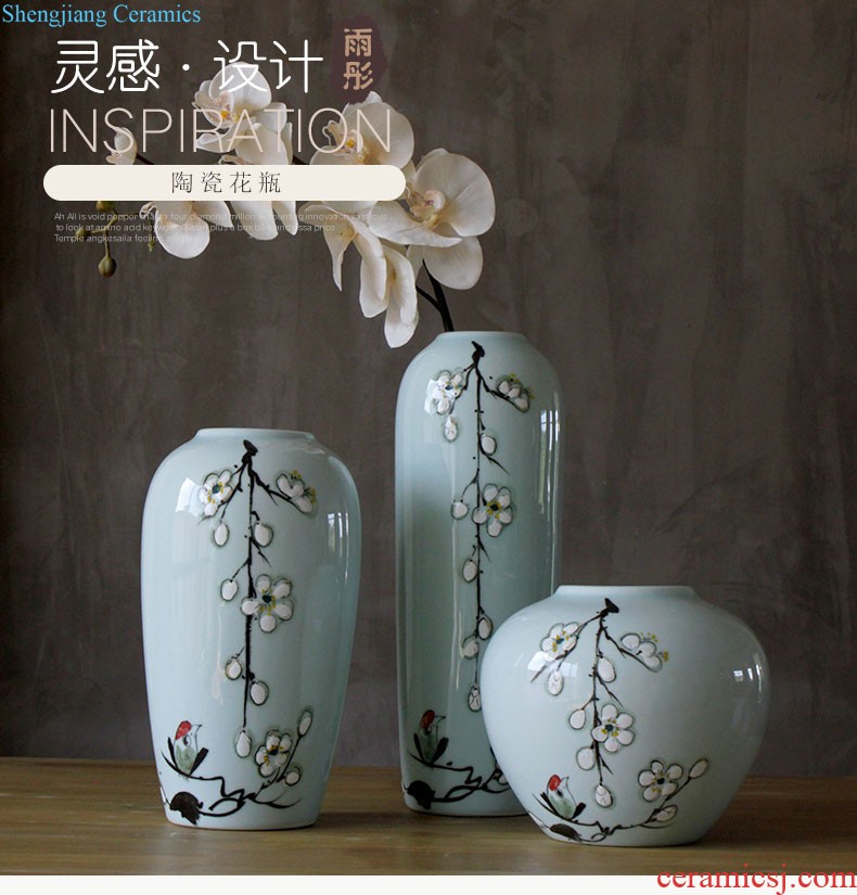 The wind restoring ancient ways beauty picturesque ceramic vases, ceramic furnishing articles Household act the role ofing is tasted furnishing articles ceramic vases, soft adornment