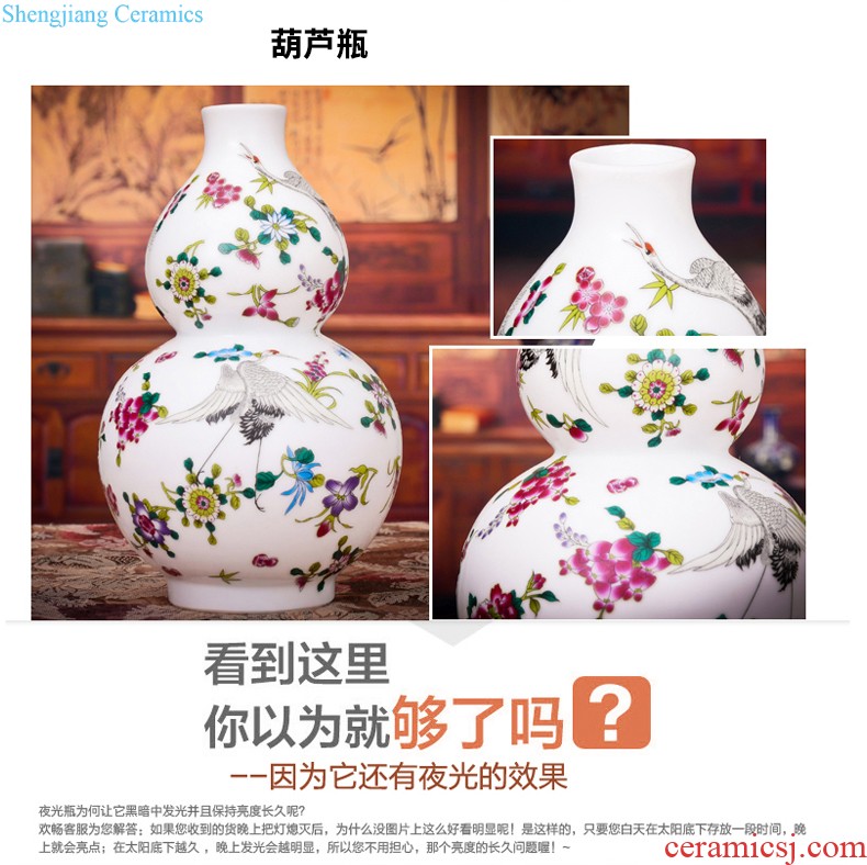 Jingdezhen ceramics hand-painted archaize of large blue and white porcelain vase furnishing articles home sitting room adornment handicraft