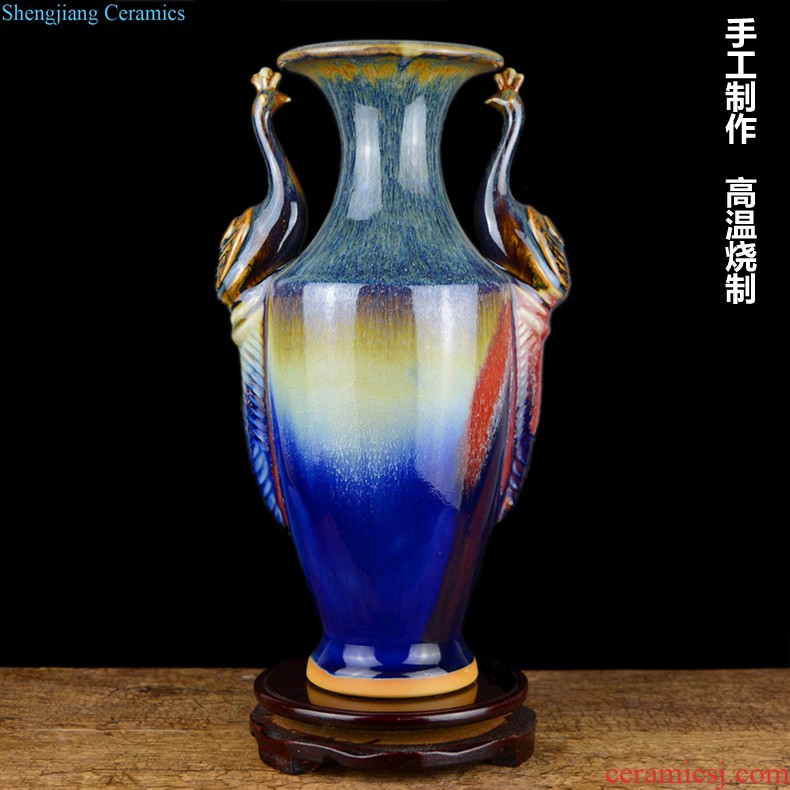 Jingdezhen ceramics The ancient philosophers large figure vase The ancient Chinese style living room TV ark furnishing articles home decoration