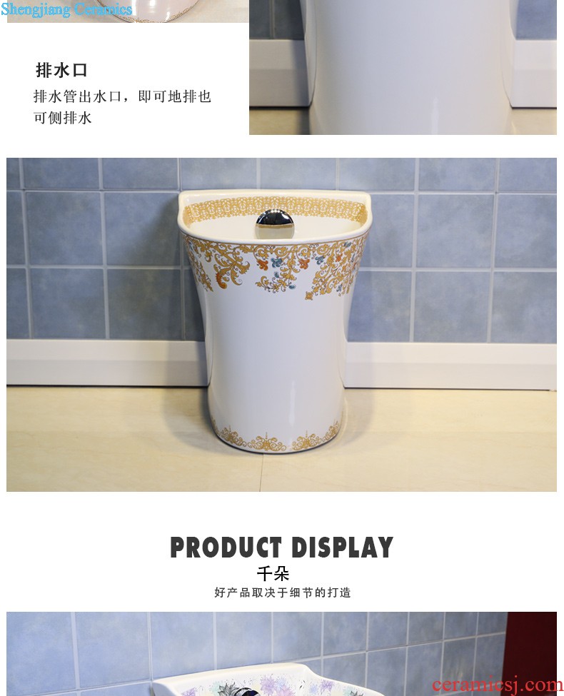 Koh larn, qi stage basin sink lavatory ceramic european-style bathroom art basin of the basin that wash a face