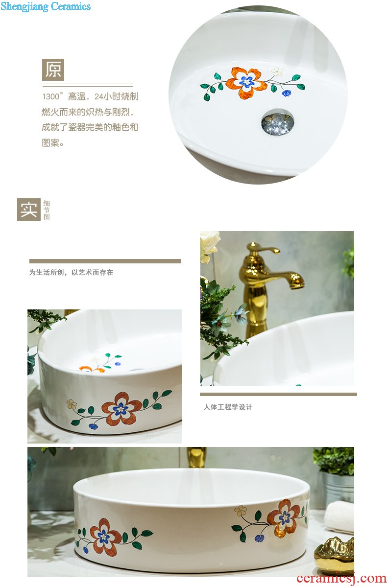 Koh larn case has increased the stage basin to square the basin that wash a face the sink ceramic sanitary ware art lavatory square grid