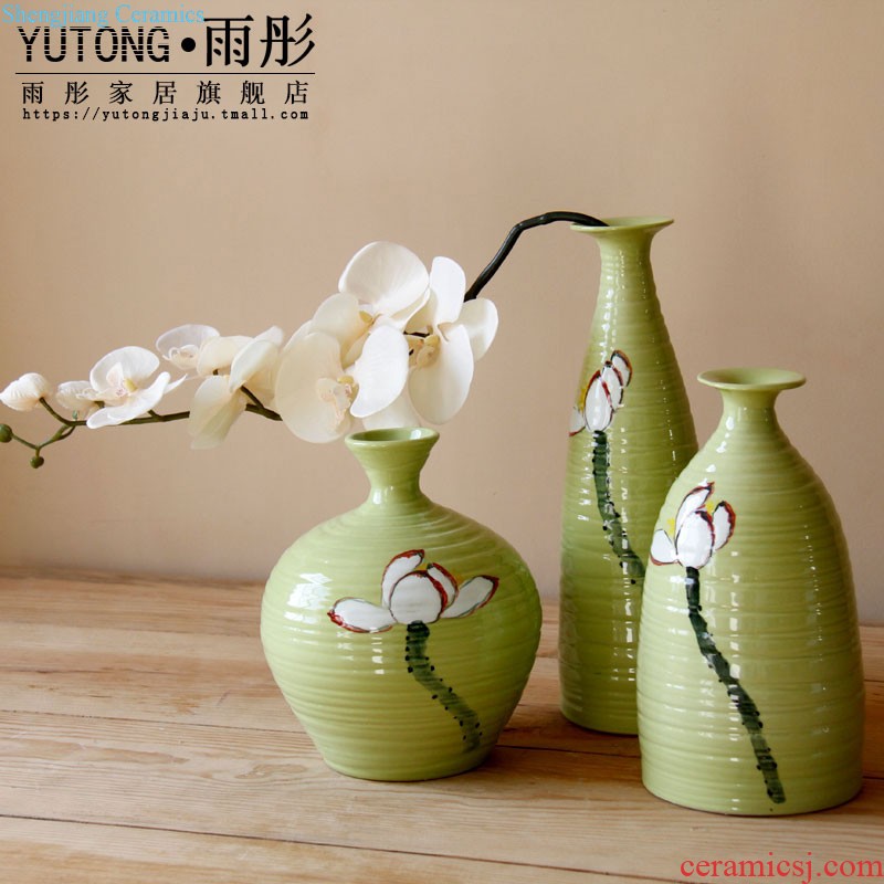 Rain tong home | jingdezhen ceramic high-temperature kiln ceramic flower, flower vases, ceramic furnishing articles porch decoration