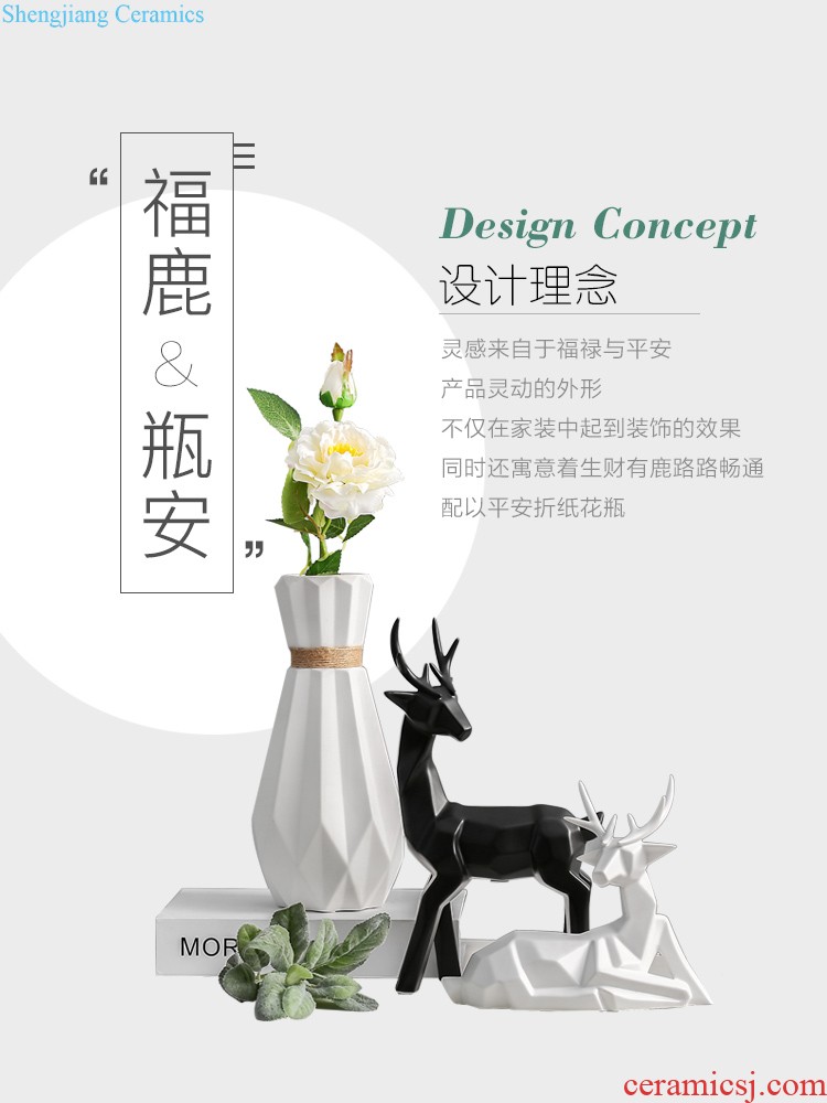 Nordic home sitting room ceramics furnishing articles furnishing articles creative desktop wine accessories wedding present room small ornament