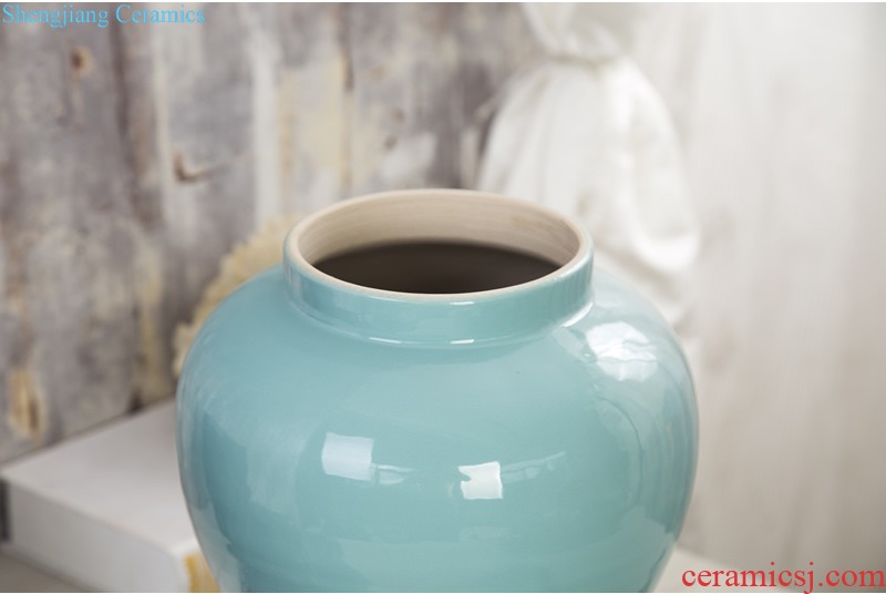 Jingdezhen ceramic plate bracket furnishing articles by plate for decoration plate vase JinHe packaging