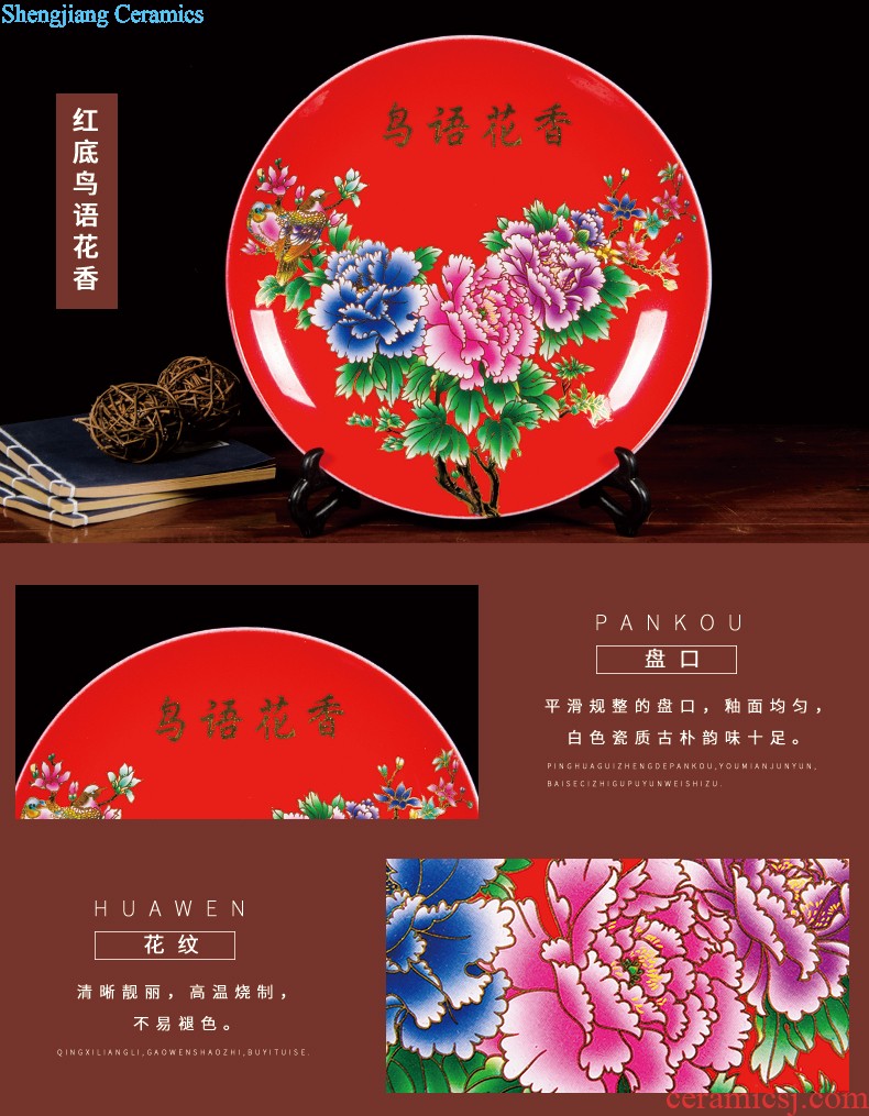 D051 imitation of jingdezhen ceramics kiln crack open a piece of vases, flower arranging antique Chinese sitting room adornment is placed