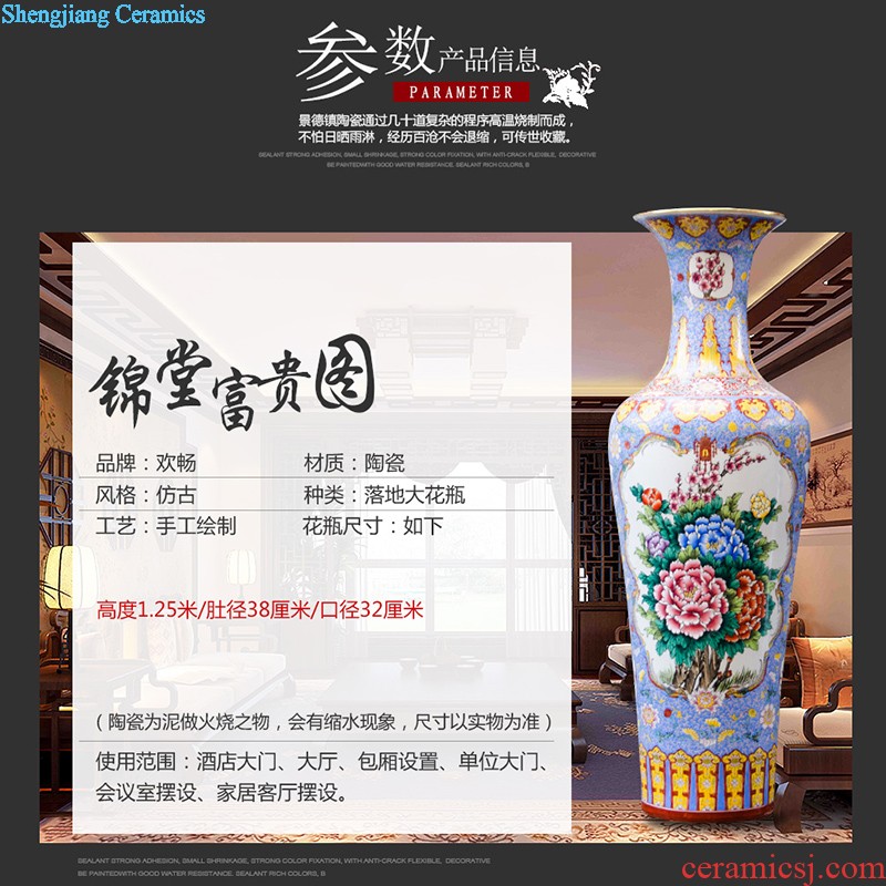 Sf3 jingdezhen ceramics of large vase archaize hand-carved yueyang remember sitting room adornment is placed