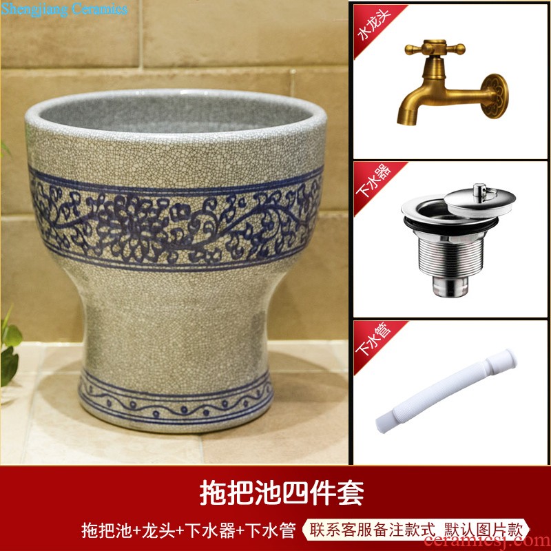 Koh larn, qi stage basin sink lavatory ceramic european-style bathroom art basin of the basin that wash a face