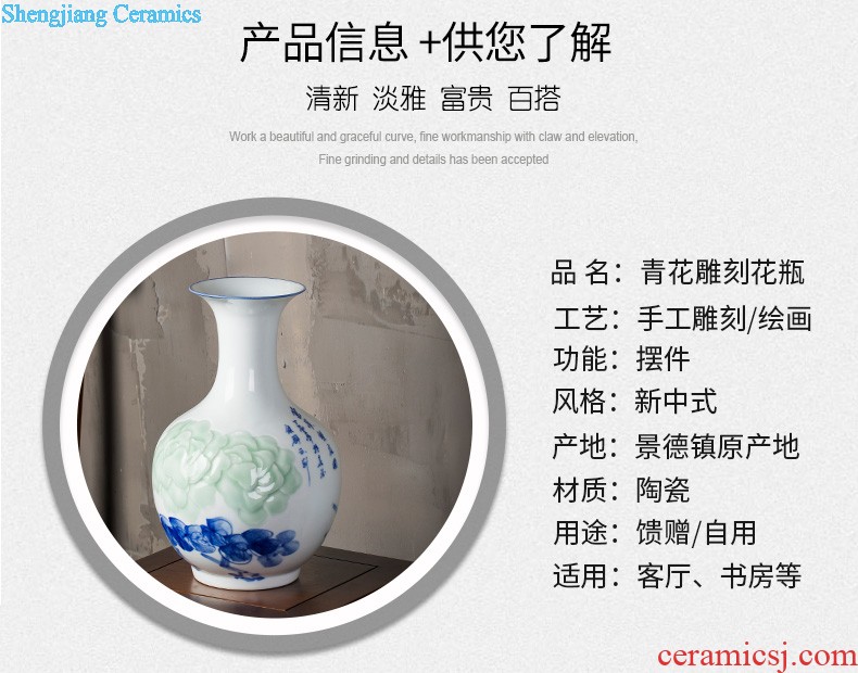 Goldfish bowl c146 jingdezhen ceramics basin of water lily bowl lotus tea the tortoise at the end of the cylinder round mouth large fish basin