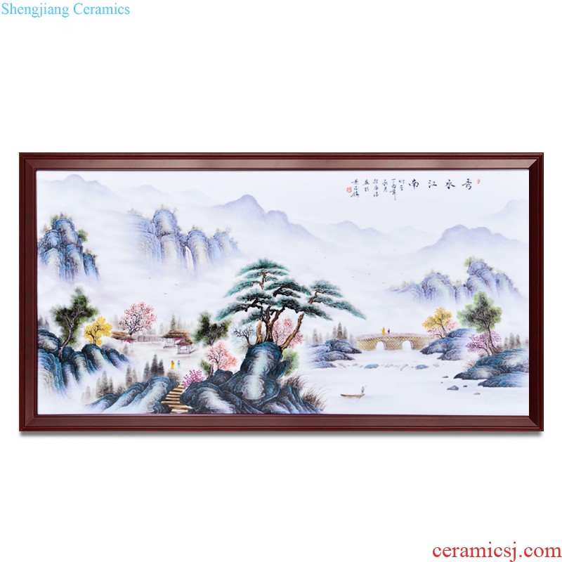 Jingdezhen ceramics archaize qing qianlong youligong longfeng general canister to sitting room adornment desktop furnishing articles