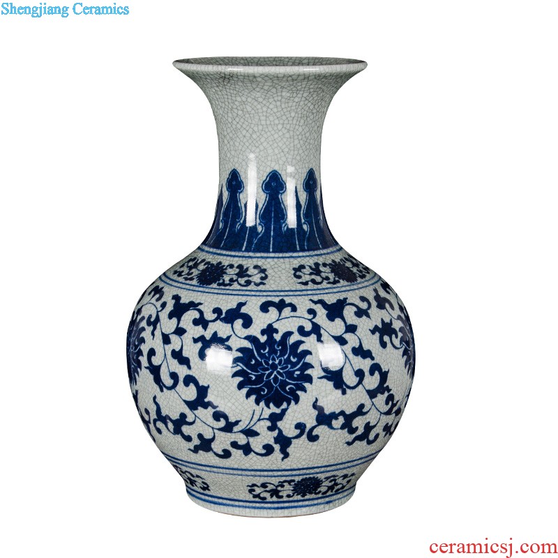 Aj207 jingdezhen ceramics European large vases, flower arranging TV ark adornment is placed large living room