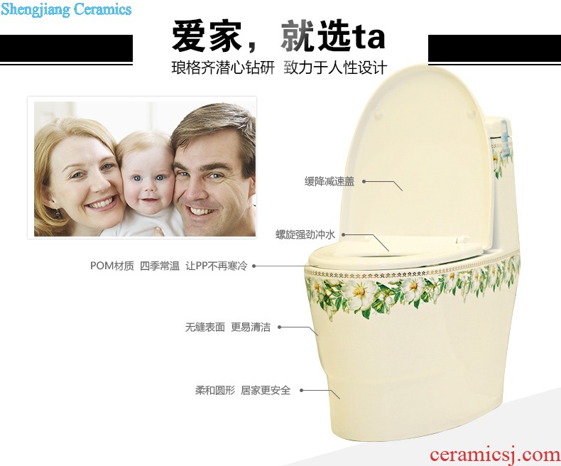 Post, qi stage basin ceramic lavabo archaize washbasin drum-shaped basin of Chinese style bathroom art antique reeds