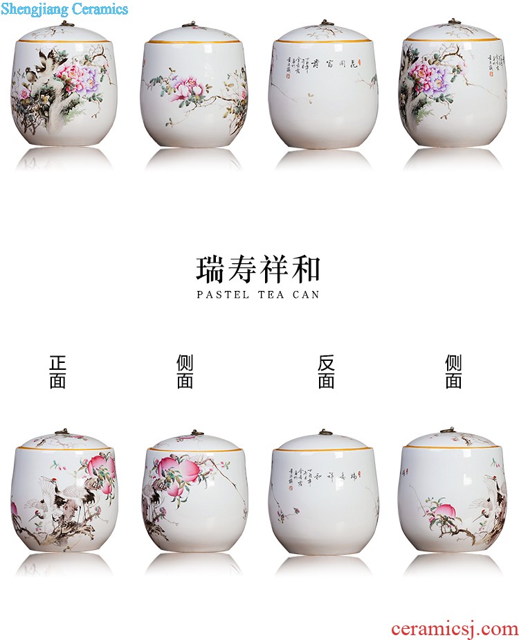 Sharply jingdezhen ceramics glaze furnishing articles floret bottle of flower arranging sitting room porch TV ark of Chinese style household ornaments