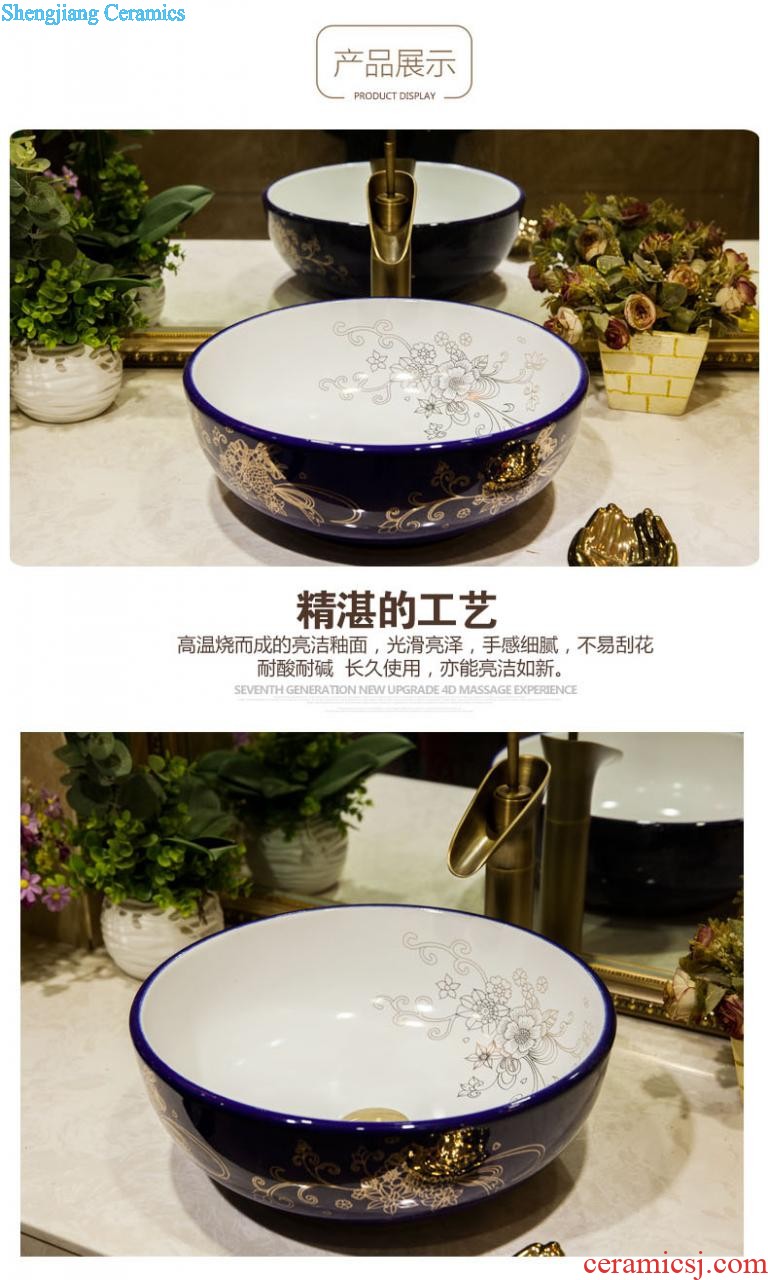 Koh larn lattice together more oval stage basin ceramic toilet lavabo that defend bath lavatory basin military art