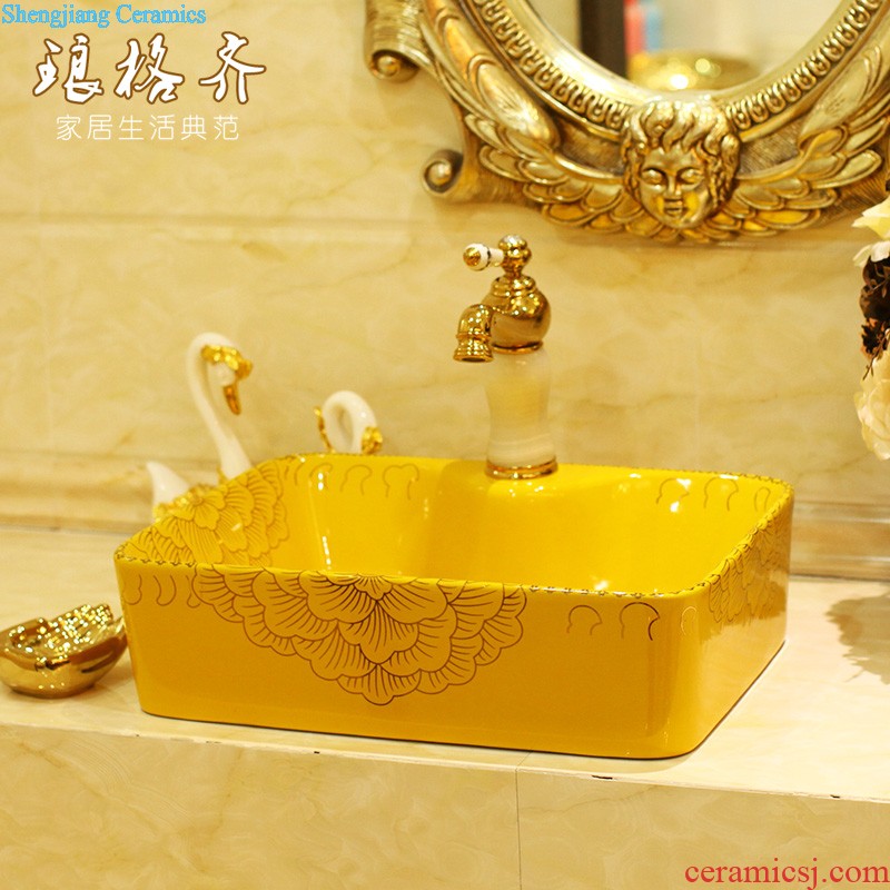 Koh larn, qi ceramic art basin mop mop pool ChiFangYuan one-piece mop pool size 35 cm style