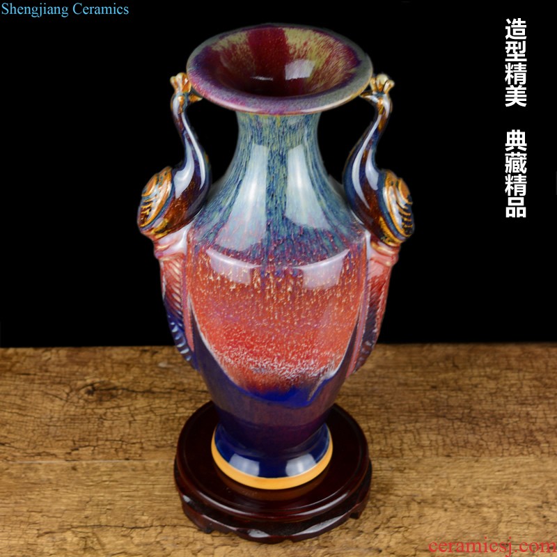 Jingdezhen ceramics The ancient philosophers large figure vase The ancient Chinese style living room TV ark furnishing articles home decoration