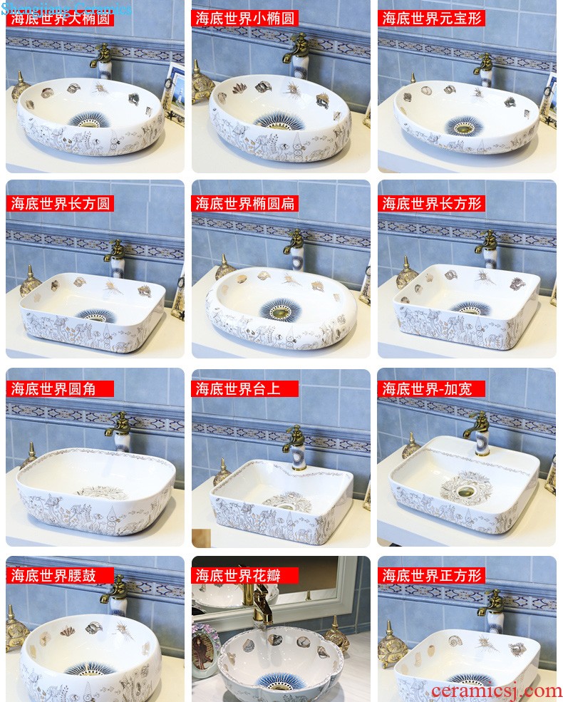 Koh larn, qi stage basin sink lavatory ceramic european-style bathroom art basin of the basin that wash a face