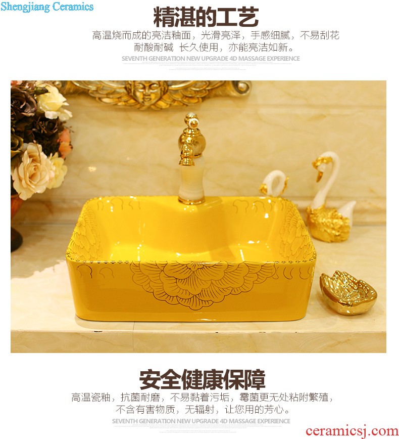 Koh larn, qi ceramic art basin mop mop pool ChiFangYuan one-piece mop pool size 35 cm style