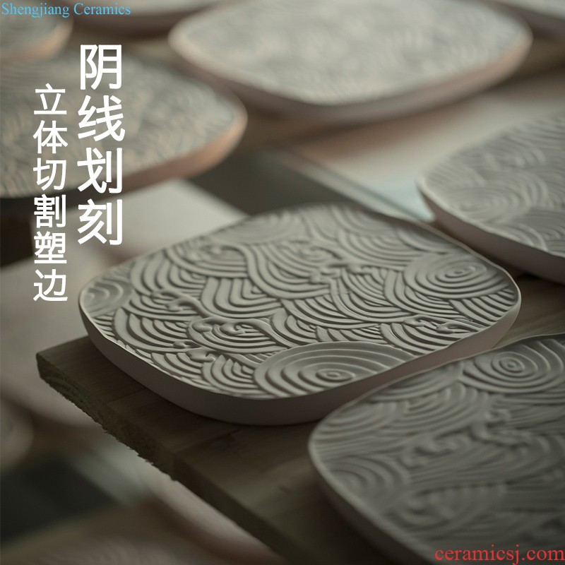 Get fair in hand-painted suit color glaze cup and a cup of tea sea jingdezhen ceramic kung fu tea tea table with zero