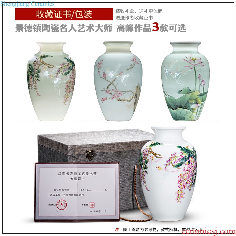 Cb122 jingdezhen ceramics floret bottle of flower arrangement of Chinese style home sitting room adornment ark TV ark furnishing articles