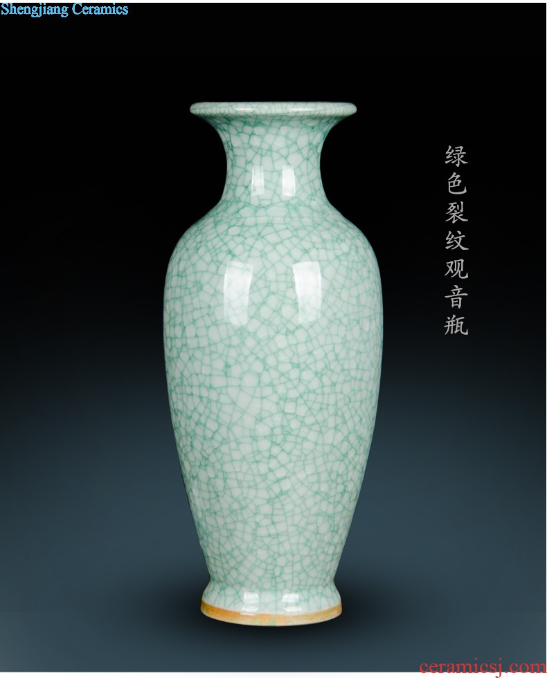 Jingdezhen porcelain vase furnishing articles on Chinese famous master hand-painted pot-bellied cans xi lintel tip home sitting room adornment