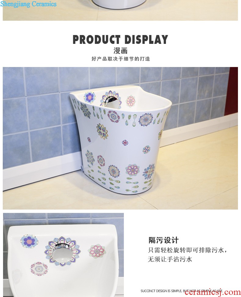 Koh larn, qi stage basin sink lavatory ceramic european-style bathroom art basin of the basin that wash a face