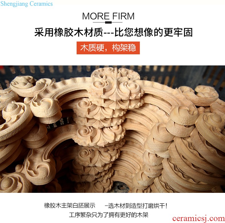 Solid wood Europe type furniture ark the feet Chinese TV ark of tea table legs woodcarving bed tiger foot wooden flower Angle