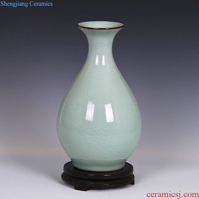 Hand draw blue and white porcelain, porcelain in jingdezhen ceramic vase new colorful ceramic vases, furnishing articles antique furniture