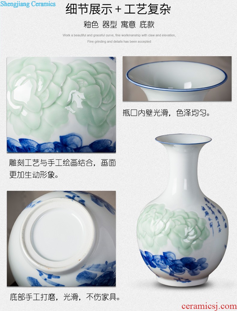 Goldfish bowl c146 jingdezhen ceramics basin of water lily bowl lotus tea the tortoise at the end of the cylinder round mouth large fish basin