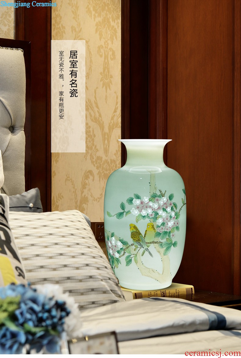 Jingdezhen ceramics of large vases, flower arranging the sitting room porch place large villa home decoration arts and crafts