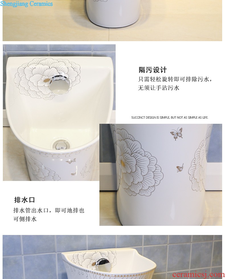 Koh larn, qi stage basin sink lavatory ceramic european-style bathroom art basin of the basin that wash a face