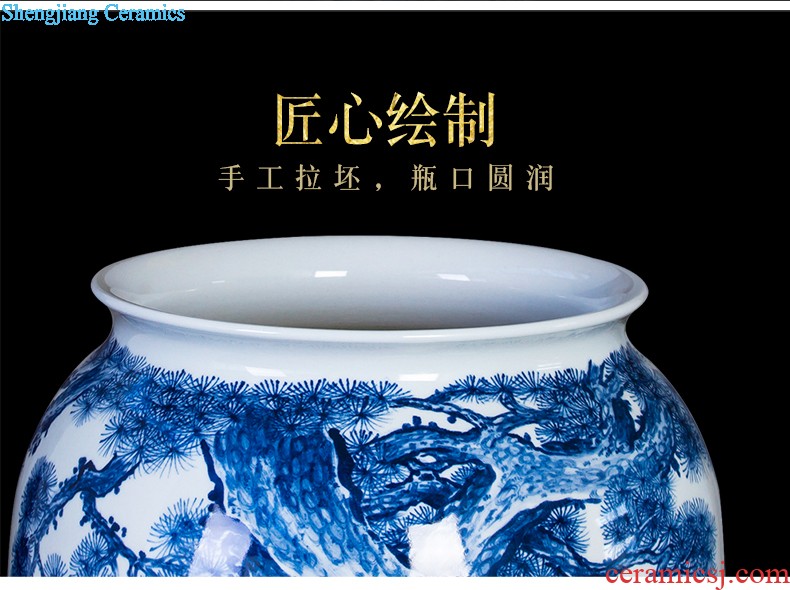 Jingdezhen ceramic tea pot Puer tea pot seal tank storage tank inferior on tea boxes, tea sets of household