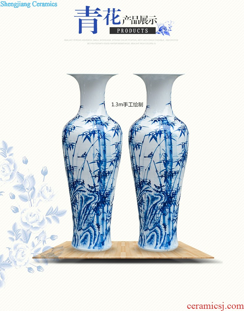 Jingdezhen ceramics China red every year more than the French vase wedding creative nnyy sitting room place decoration