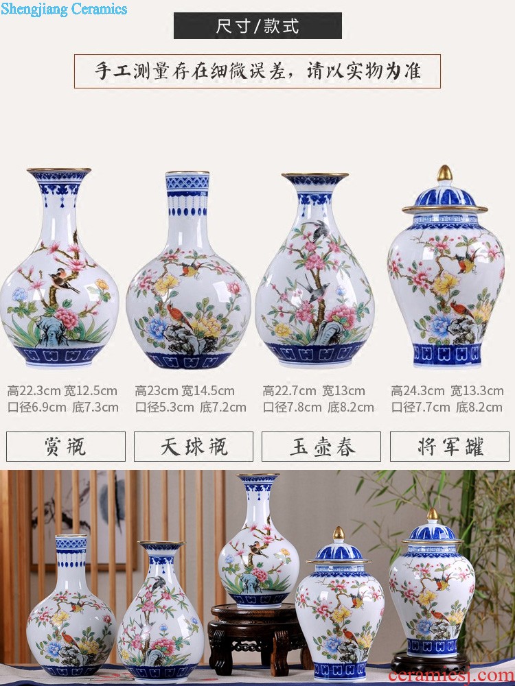 Jingdezhen ceramics lrene hand-painted scenery hang dish sat dish of blue and white porcelain decorative plates home furnishing articles in the living room