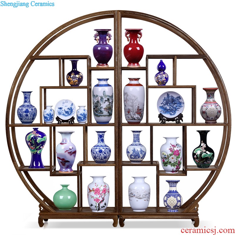 Jingdezhen ceramics hand-painted modern Chinese blue and white porcelain vases, flower arrangement sitting room crafts home decoration furnishing articles