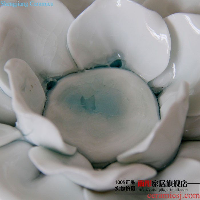 | jingdezhen ceramics shadow celadon of primitive simplicity wind rain tong household aroma stove furnishing articles of manual hollow out process