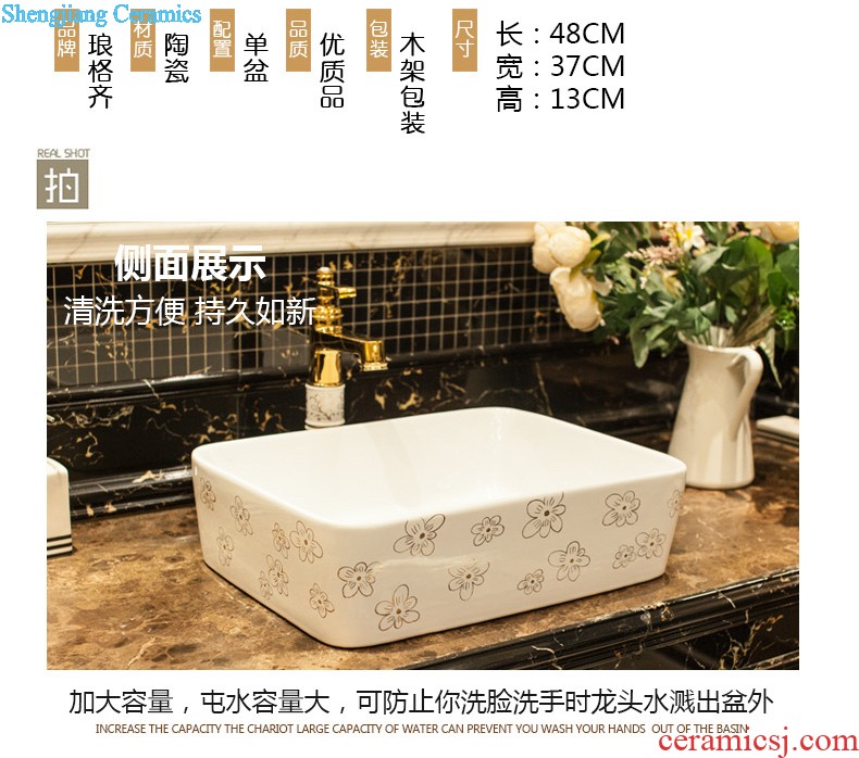 Koh larn, qi ceramic sanitary ware of toilet stage basin sink toilet lavatory basin hand movements