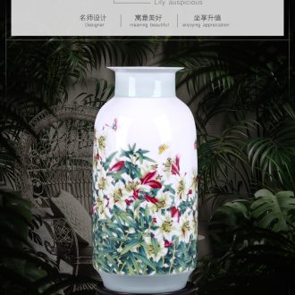 Jingdezhen ceramic vases, flower arranging is lrene ziyun here.there are large furnishing articles sitting room of Chinese style household ornaments