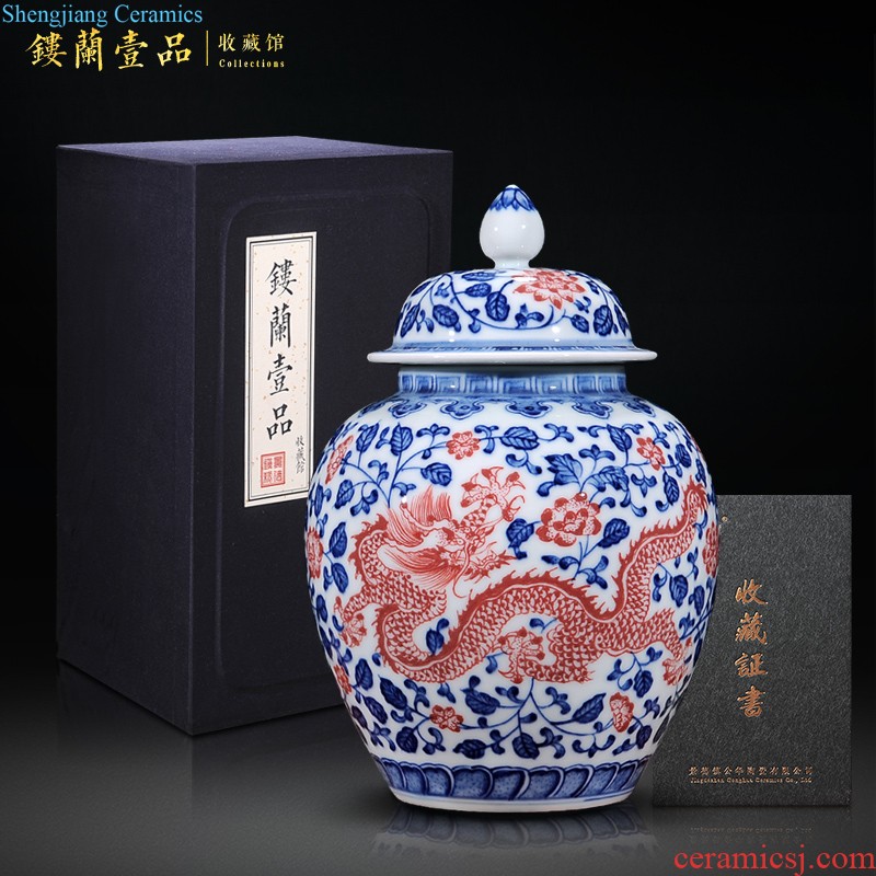 Jingdezhen ceramics powder enamel handpainted adornment, hang a picture of the great porcelain plate Chinese style household sitting room background wall furnishing articles