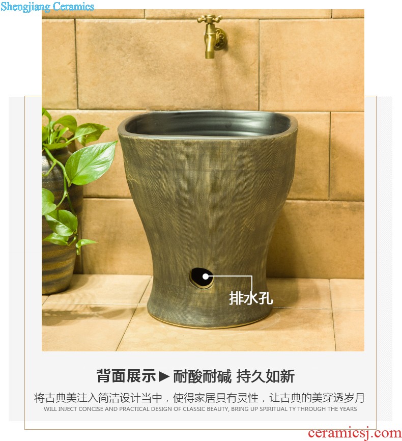 Koh larn, qi induction integrated urinal stall urinal ceramics art the urinal large-sized golden flowers and elegant