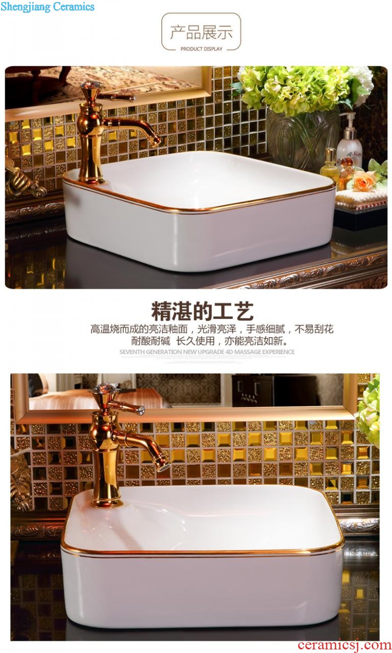 Koh larn, qi ceramic art basin balcony mop mop pool pool floor mop pool flat peach garden